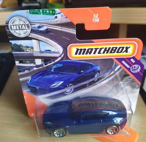 2019 Matchbox ~ 52/100 2015 Jaguar F-Type Coupe ~ Mint on Short card