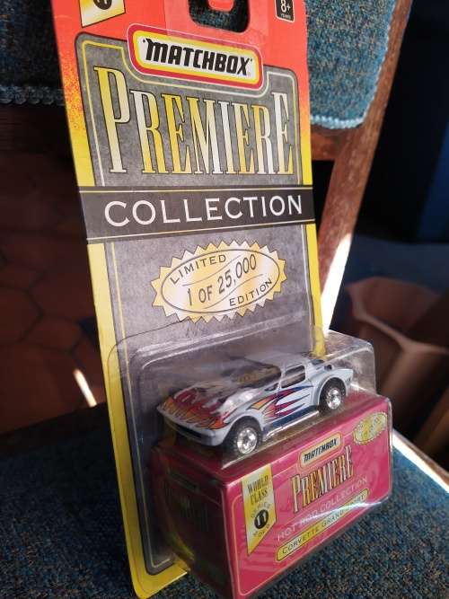 1997 Matchbox Premiere ~ World Class Series 11 #2 Corvette Grand Sport ~ on card with Display Box