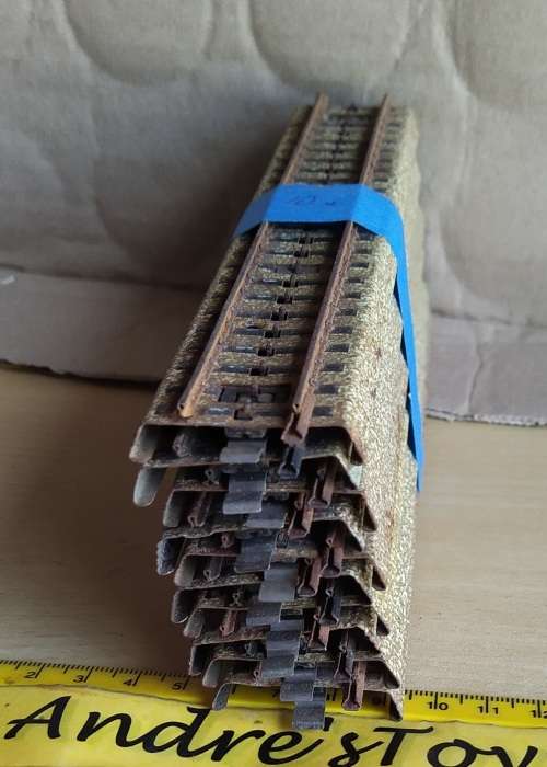 Model train ~ Marklin ~ HO ~ M Track ~ Straights (10)