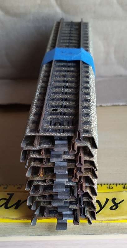 Model train ~ Marklin ~ HO ~ M Track ~ Straights (10)