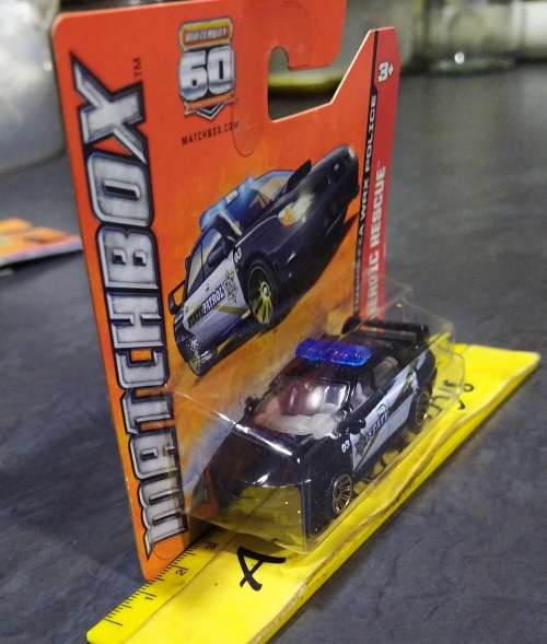 2012 Matchbox ~ BBK39-0818 Subaru Imprezza WRX Police ~ Mint on Short card