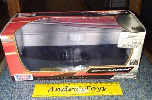 Motor Max ~ Mercedes Benz SLR Mclaren ~ 1:24 ~ Box only