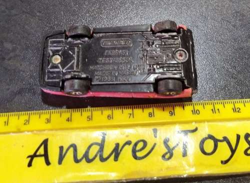 Matchbox  ~  Ferrari Testarossa ~ Loose ~ 1986