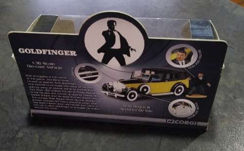 Corgi ~ 1:36 Goldfinger Rolls Royce III Sedance De Ville ~ Box only
