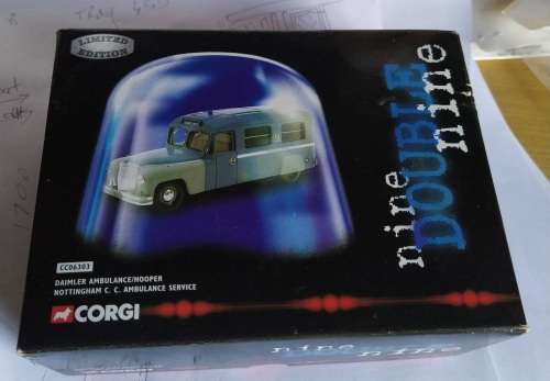 Corgi ~ Dialer Ambulance - Nine Double Nine ~ Box only