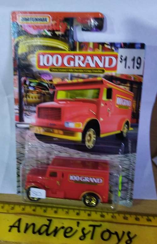 2018 Matchbox ~ # 6 Candy Series ~ international Armored Truck ~ Mint on Long card