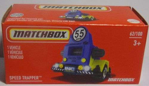 2020 Matchbox Power Grab Speed Trapper #62 ~ Mint in Sealed Box