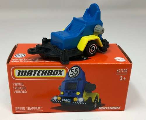 2020 Matchbox Power Grab Speed Trapper #62 ~ Mint in Sealed Box