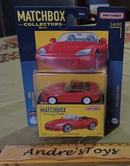 2021 MATCHBOX COLLECTORS EDITION 2004 HONDA S2000 ~ Mint on Long card with box