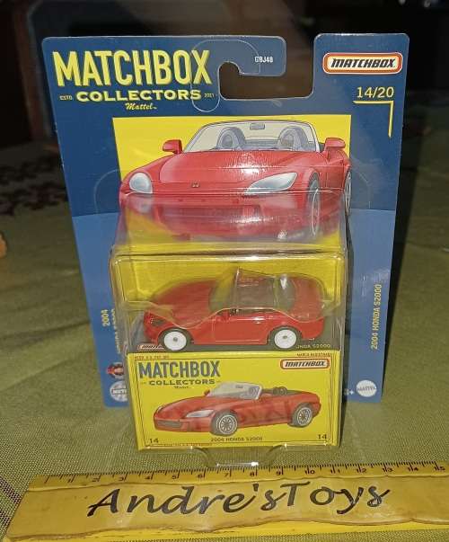 2021 MATCHBOX COLLECTORS EDITION 2004 HONDA S2000 ~ Mint on Long card with box