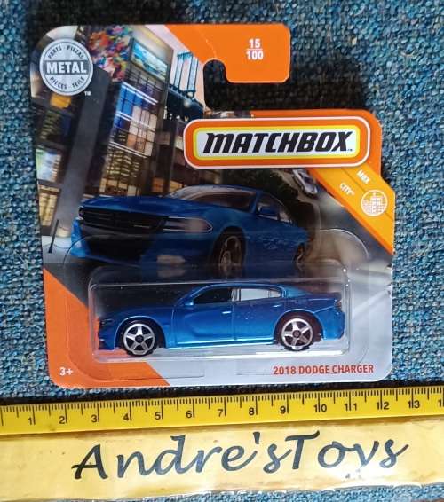 2019 Matchbox ~ 15/100 2018 Dodge Charger ~ Mint on Short card