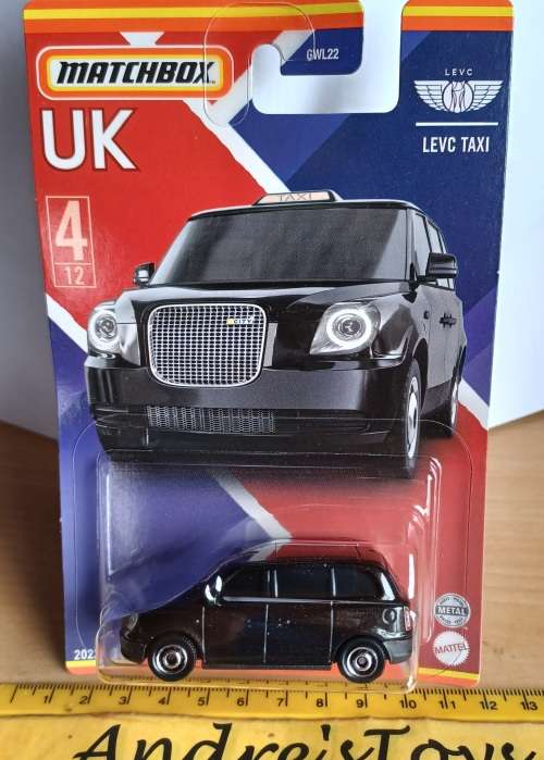 2021 Matchbox ~ UK ~ No4/12 LEVC Taxi ~ Mint  on Long card