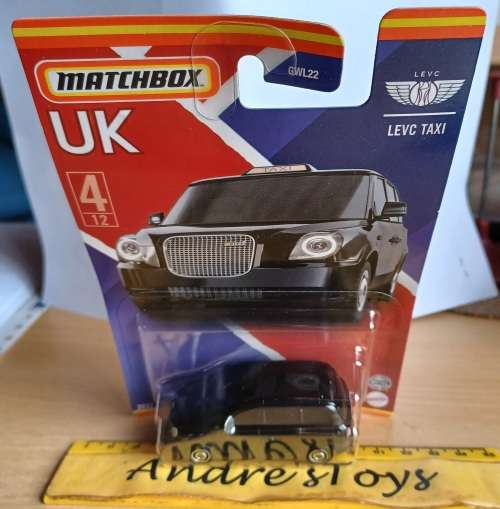 2021 Matchbox ~ UK ~ No4/12 LEVC Taxi ~ Mint  on Long card