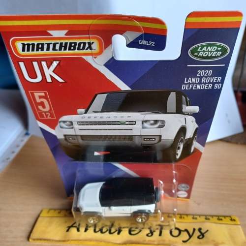 2021 Matchbox ~ UK ~ No5/12 2020 Land Rover defender 90 ~ Mint  on Long card