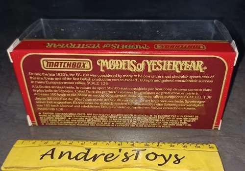 Matchbox Models of Yesteryear ~ Y1-G Jaguar SS100 ~ Boxed