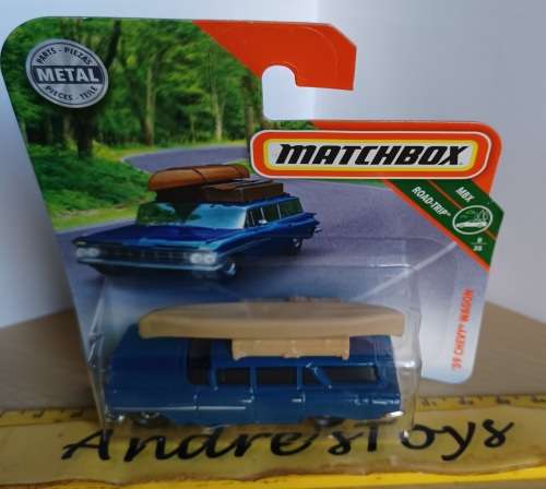 2018 Matchbox ~ 10/125 59 Chevy Wagon ~ Mint on Short card