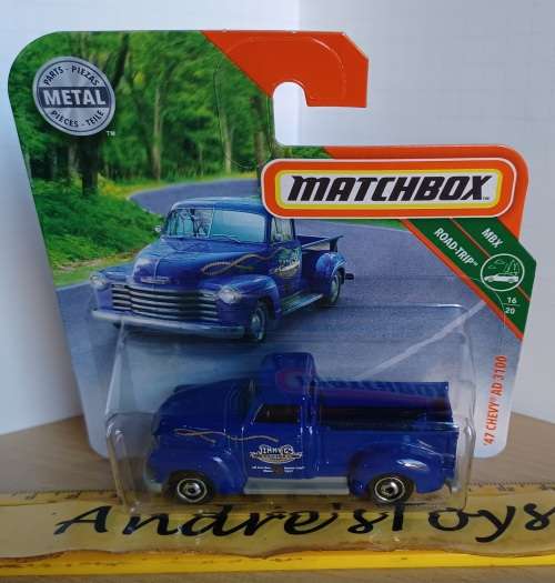 2018 Matchbox ~ 19/100 '47 Chevy AD 3100 ~ Mint on Short card