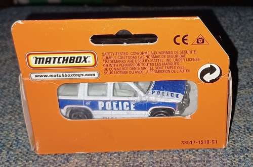 1997 Matchbox ~ Orange Window Box ~ #30 '97 Chevy Police ~ in original box