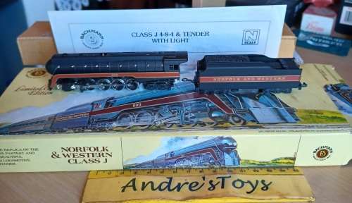 Model train ~ Bachmann ~ N Scale - Limited Collector's Edition ~ Norfolk & Western Class J ~ Boxed