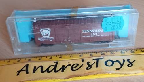 Model train ~ Atlas  ~ N Scale - 2286 Pennsylvania 40 Double Door Car ~ Cased