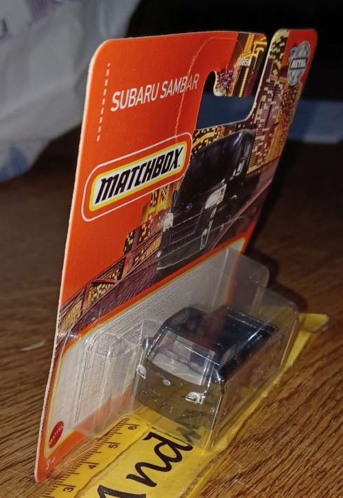 2021 Matchbox ~  #57/100 Subaru Sambar~ Mint on Short card