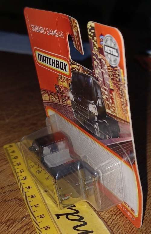 2021 Matchbox ~  #57/100 Subaru Sambar~ Mint on Short card