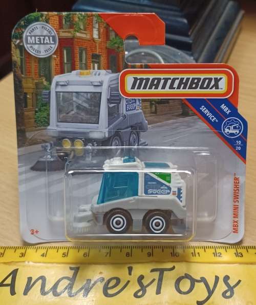 2018 Matchbox ~ 83/100 MBX Mini Swisher ~ Mint on Short card