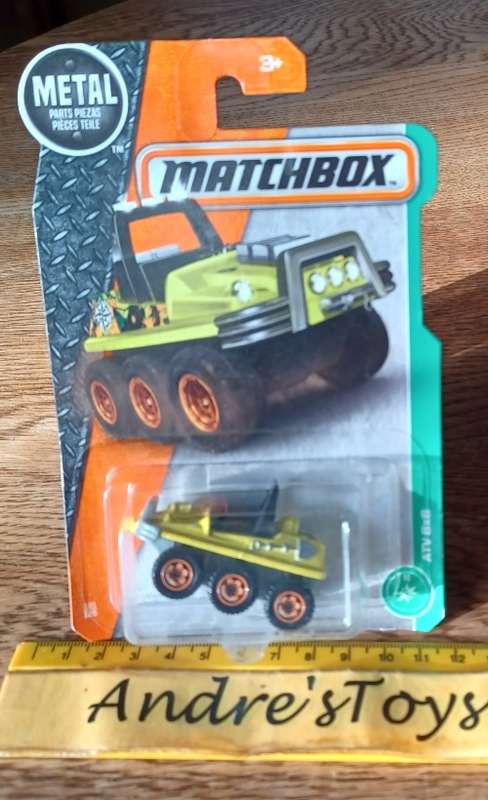 2016 Matchbox ~ 121/125 ATV 6x6 ~ Mint on Long card