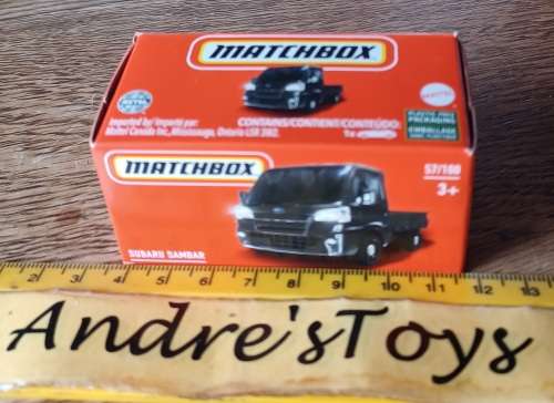 2021 Matchbox ~ Grab Box ~ 57/100 ~ Subaru Sambar ~ Mint in sealed box