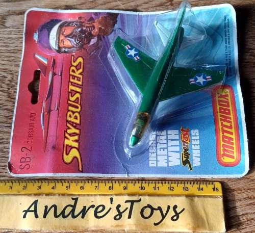 1976 Matchbox Skybusters ~ SB2- Corsair A7D ~ Mint in Pack