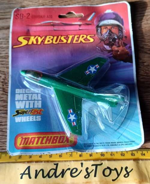 1976 Matchbox Skybusters ~ SB2- Corsair A7D ~ Mint in Pack