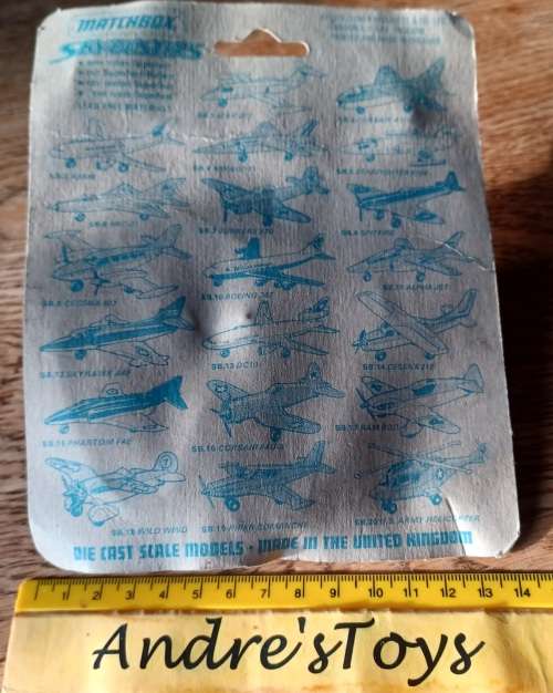 1976 Matchbox Skybusters ~ SB2- Corsair A7D ~ Mint in Pack