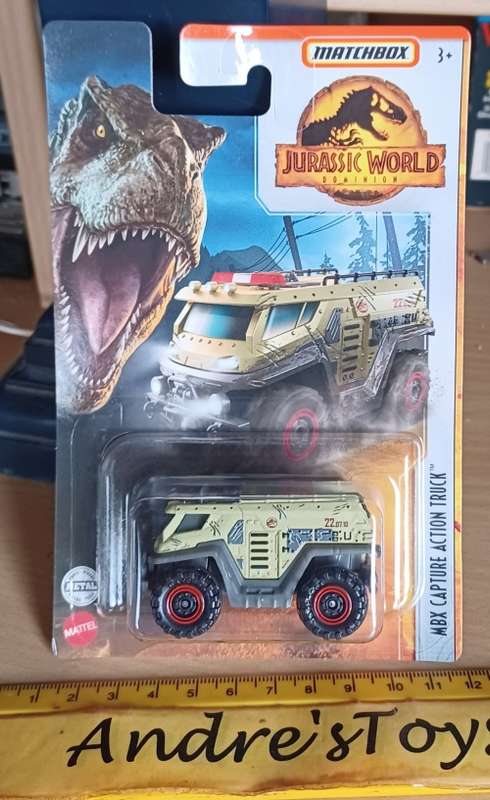 2021 Matchbox ~  Jurassic World ~ MBX Capture Action Truck