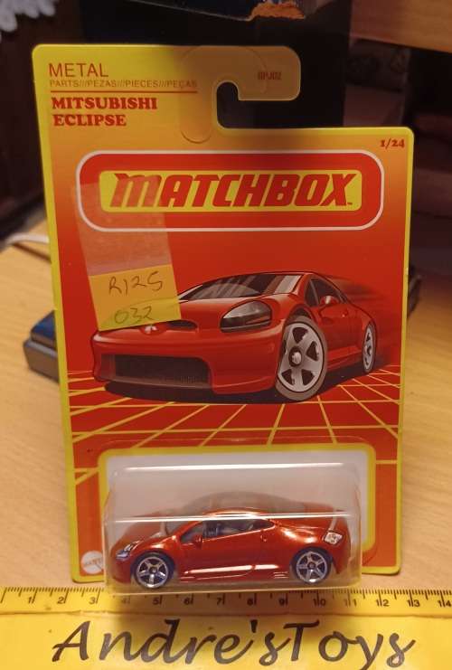 2020 Matchbox Retro ~  No1/24 Mitsubishi Eclipse ~ on long Card