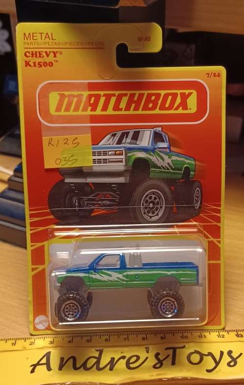 2020 Matchbox Retro ~  No7/24 Chevy K1500 ~ on long Card