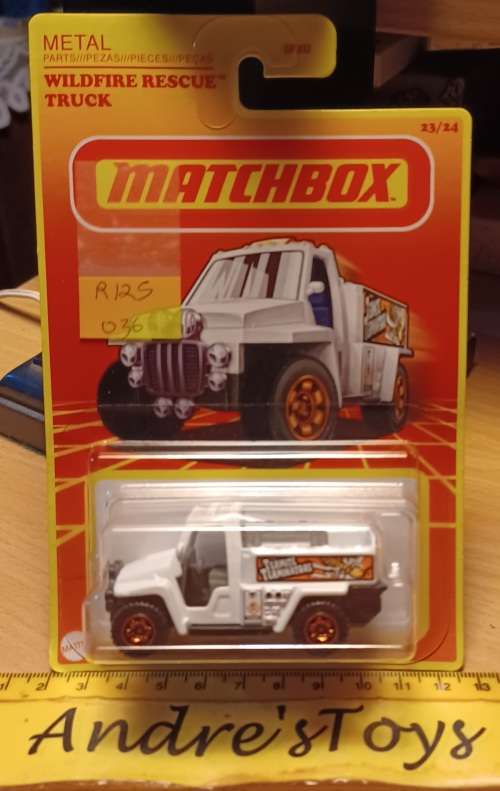 2020 Matchbox Retro ~  No 23/24 Wildfire Rescue Truck ~ on long Card
