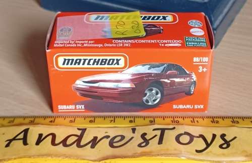 2021 Matchbox ~ Grab Box ~ 88/100 ~ `Subru SVX ~ Mint in sealed box