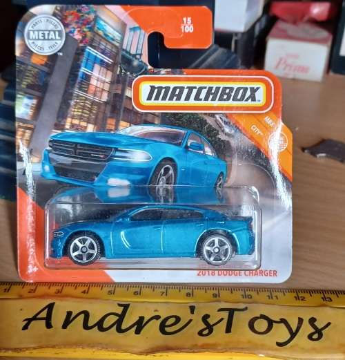 2019 Matchbox ~ 15/100 2018 Dodge Charger ~ Mint on Short card