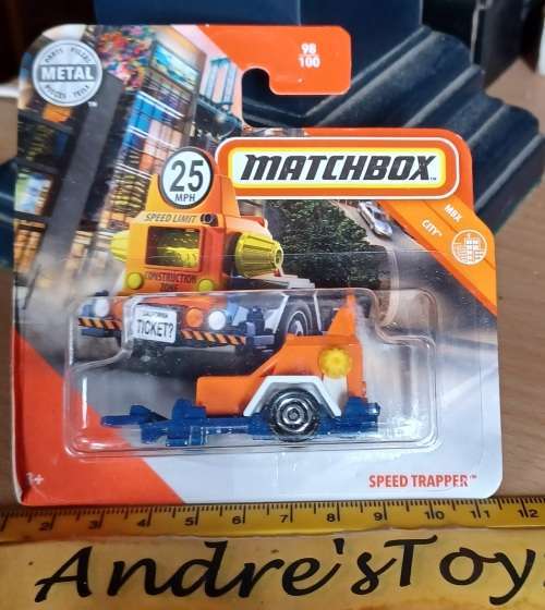 2019 Matchbox ~ 98 / 100 Speed Traper ~ Mint on Short card
