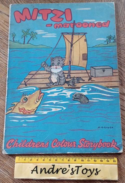 Children`s Color story books - Mitzi - Marooned / Bobby`s adventure / kleuter Versies
