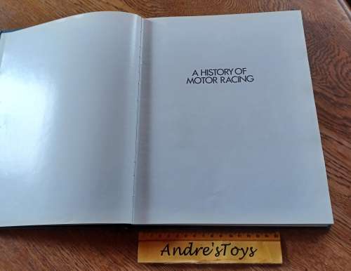 A History of the Motor Racing ~ Hamlyn ~ Giovanni Luani Edited by David Hodges ISBN 600343014