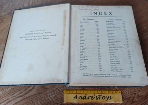 1951 Motor Auto Repair Manual 1935-1951 Keep Em Rolling 14th edition