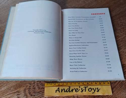 1955 Auto Repair Manual ~ Popular Mechanics
