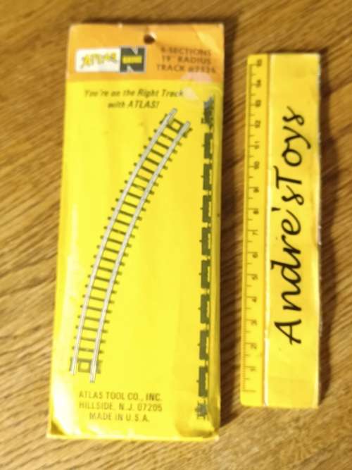 Atlas N Gauge 6-Sections 19` Radius Track #2526