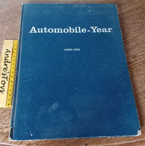 Automobile Year 1960 - 1961 ~ Printed in Switzerland