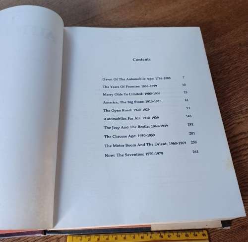 Collector`s History Of The Automobile Hardcover Peter Roberts 1978