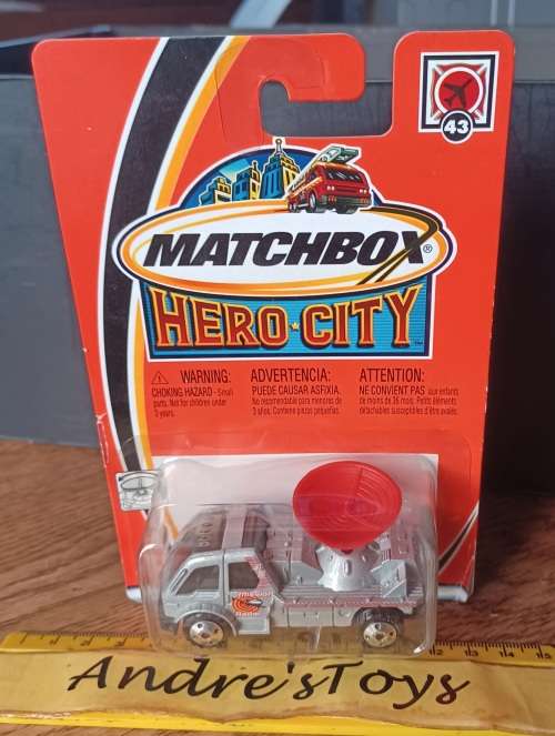 2002 Matchbox ~  #43 Weather Radar Truck ~ Mint on Long card