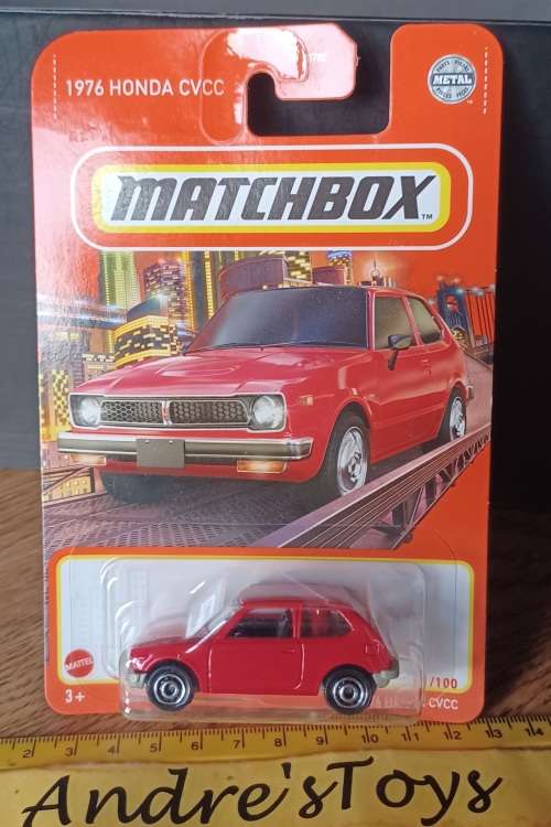 2021 Matchbox ~  #21/100 1976 Honda CVCC ~ Mint on Long card