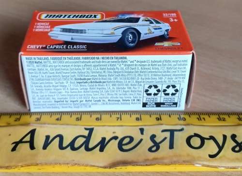 2020 Matchbox ~ Grab Box ~ 32/100 ~ Chevy Caprice Classic ~ Mint in sealed box