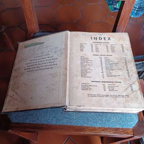 Motor`s Auto Repair Manual ~ 1954 ~ Hard cover